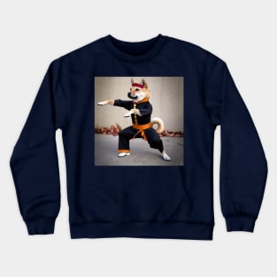 Karate Shiba Inu Crewneck Sweatshirt